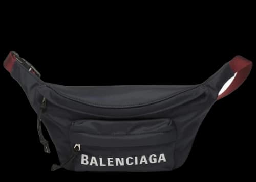 Balenciaga Wheel Belt Pack Navy/Red