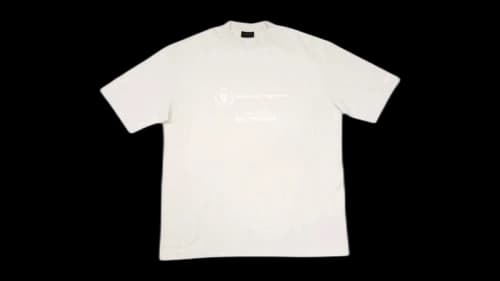 Balenciaga World Food Program Vintage Logo Tee White