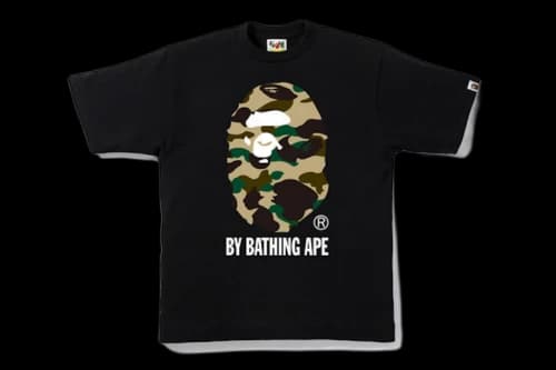 BAPE 1st Camo By Bathing Tee Black/Camo
