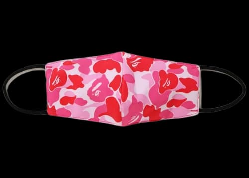BAPE A Bathing Ape ABC Camo Mask Pink