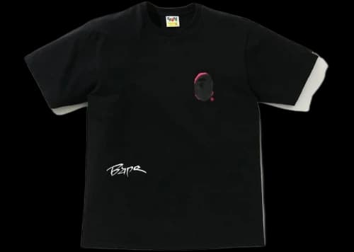 BAPE A Bathing Ape Back Street Tee Black