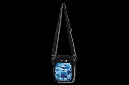 BAPE ABC Camera Pouch Black/Blue