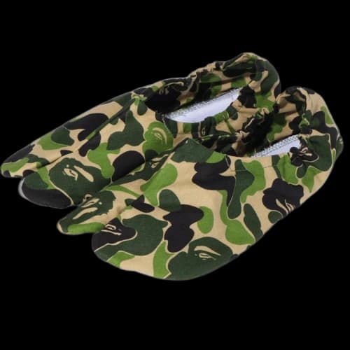 BAPE ABC Camo Japanese Socks Green
