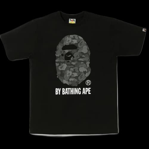 BAPE ABC Dot Reflective By Bathing Tee Black