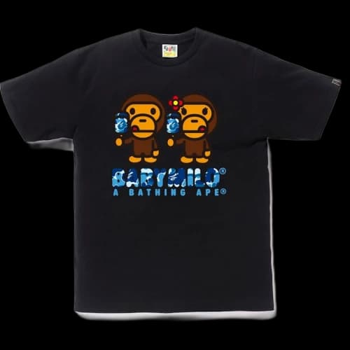 BAPE ABC Milo Ice Pop Summer Tee Black/Blue