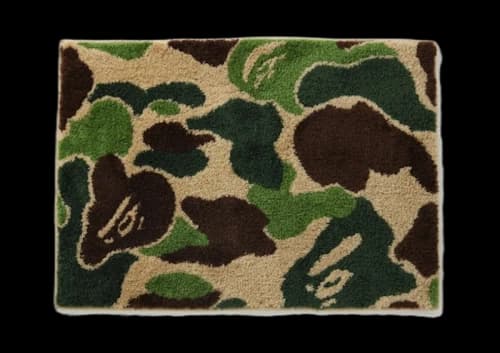 BAPE ABC Rug Green
