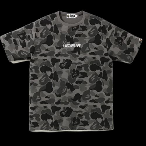 BAPE ABC Wide A Bathing Ape Tee Black