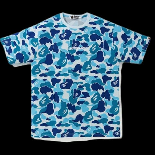 BAPE ABC Wide A Bathing Ape Tee Blue