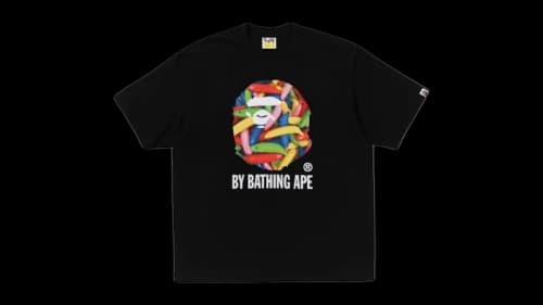BAPE Banana By Bathing Ape Relaxed Fit Tee Black