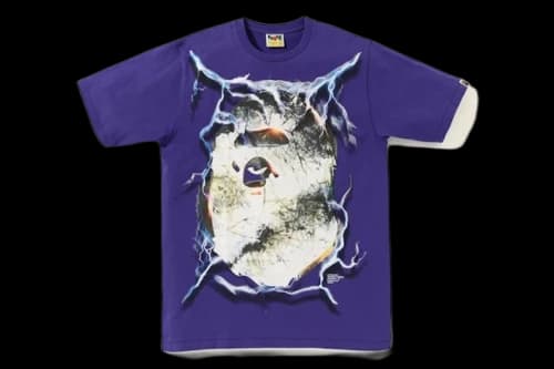 BAPE Bapeavy Metal Tee Purple
