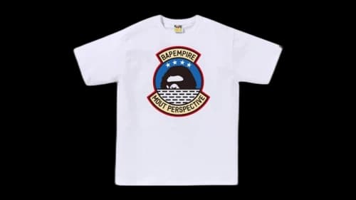 BAPE Bapempire Logo Tee White
