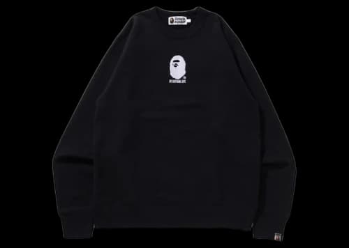 BAPE By Bathing Ape Embroidery Crewneck Black