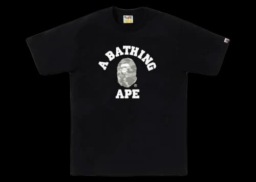 BAPE City Camo College Tee Black/Grey