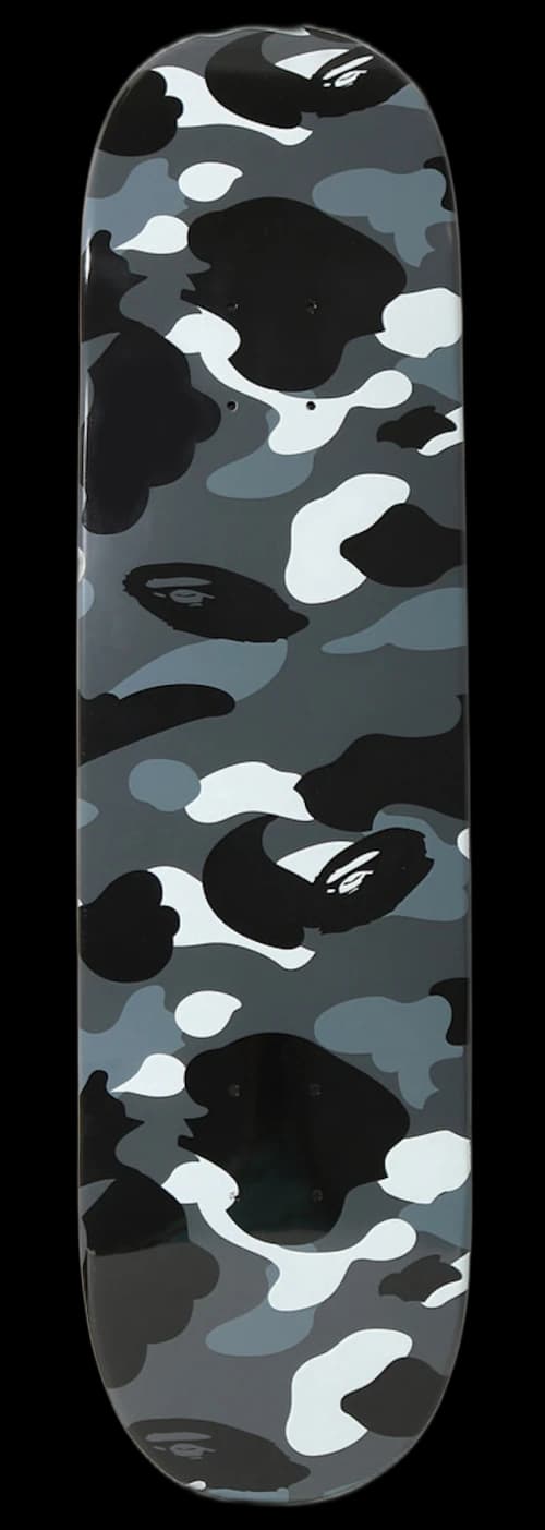 BAPE City Camo Skateboard Deck Black