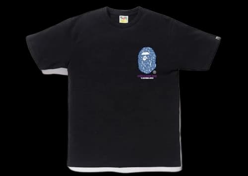 BAPE City Hong Kong Ape Head Tee Black