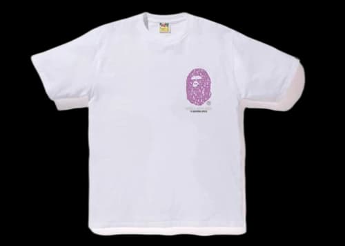 BAPE City New York Ape Head Tee White