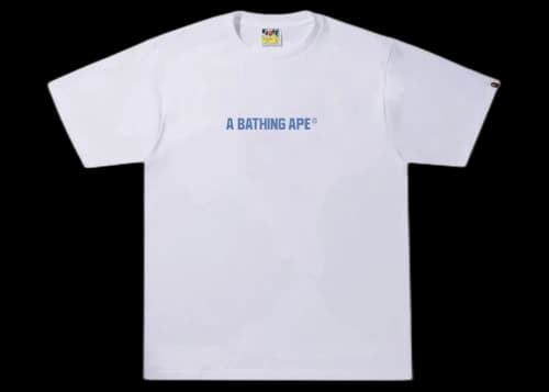 BAPE Color Camo BAPE Busy Works Tee White/Navy