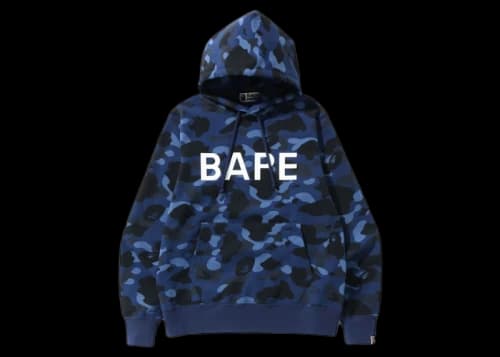 BAPE Color Camo BAPE Pullover Hoodie (SS22) Navy