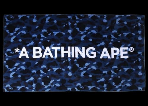 BAPE Color Camo Beach Towel (SS22) Navy