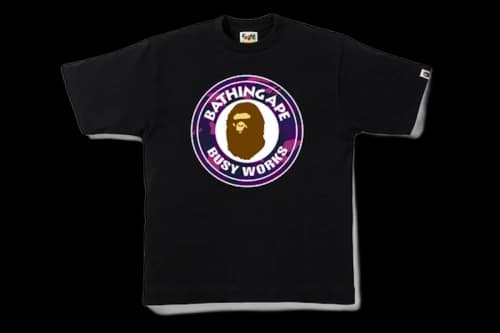 BAPE Color Camo Busy Works Tee Black/Purple