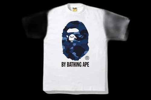 BAPE Color Camo By Bathing Tee White/Blue