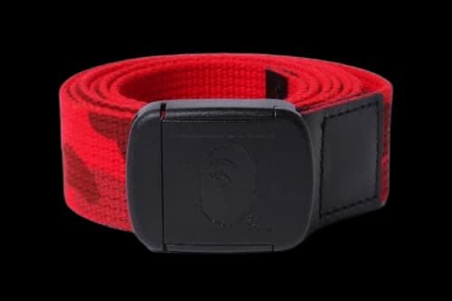 BAPE Color Camo Gi Belt Red Camo