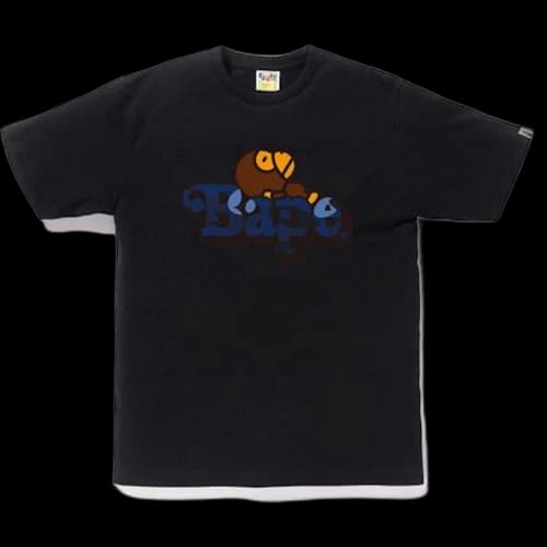 BAPE Color Camo Milo On Bape T-Shirt Black/Navy
