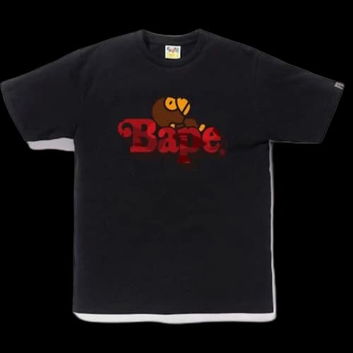 BAPE Color Camo Milo On Bape T-Shirt Black/Red