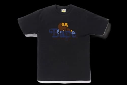 BAPE Color Camo Milo On Bape Tee Black/Blue