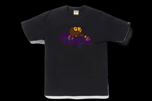 BAPE Color Camo Milo On Bape Tee Black/Purple