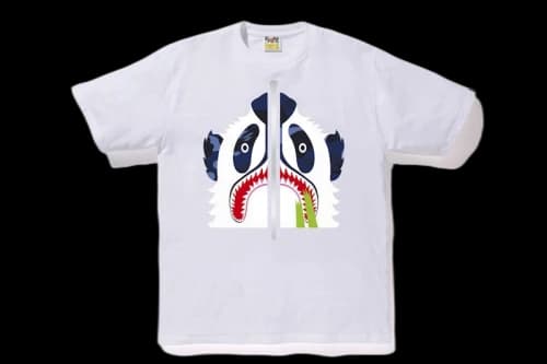 BAPE Color Camo Panda Tee White/Blue