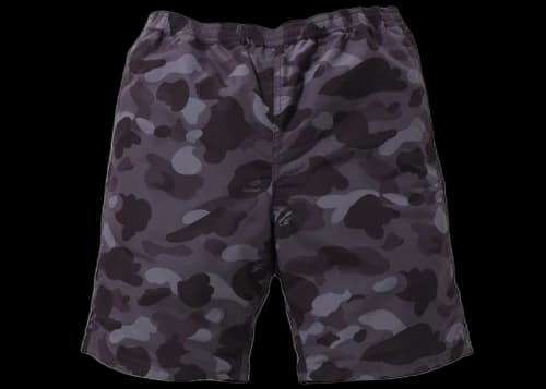 BAPE Color Camo Reversible Shorts Burgundy