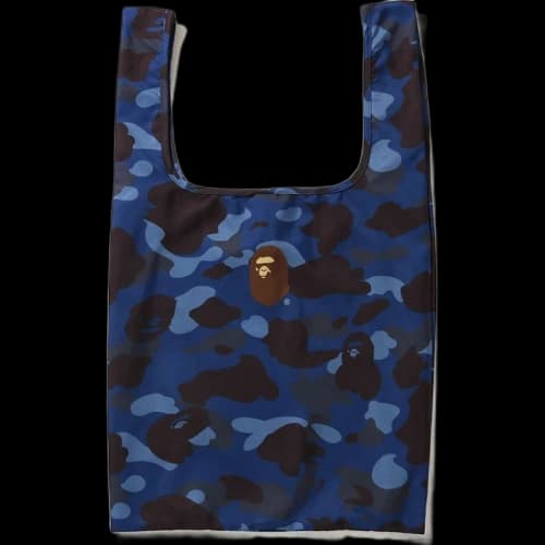 BAPE Color Camo Shopping Bag L Blue