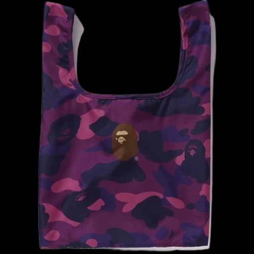 BAPE Color Camo Shopping Bag M Purple