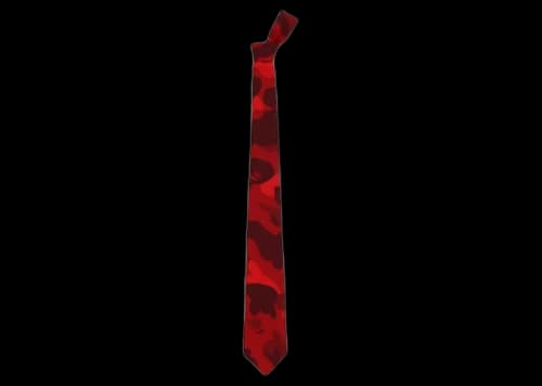 BAPE Color Camo Tie Red
