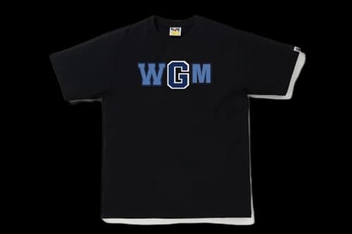 BAPE Color Camo WGM Milo Shark Tee Black/Blue