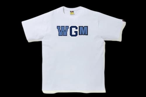 BAPE Color Camo WGM Milo Shark Tee White/Blue