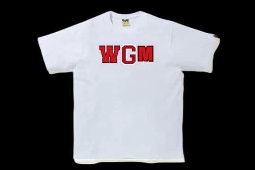 BAPE Color Camo WGM Milo Shark Tee White/Red