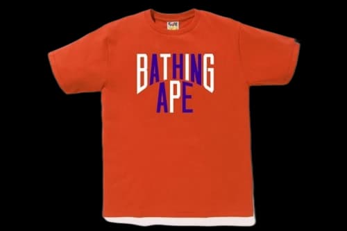 BAPE Colors NYC Logo Tee Orange