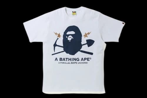 BAPE Gold Rush Foil Tee #2 White