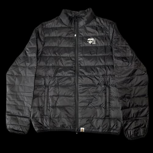 BAPE Happy New Year Light Down Jacket Black