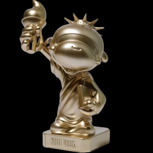 BAPE Madison Avenue Baby Milo Figure Gold
