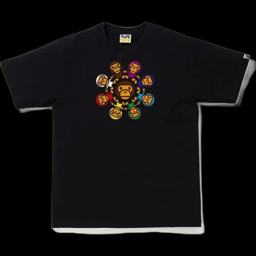 BAPE Milo Circle Tee Black