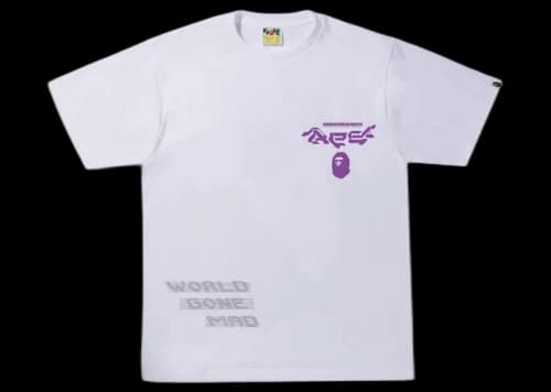 BAPE Multi Logo 1 Tee White