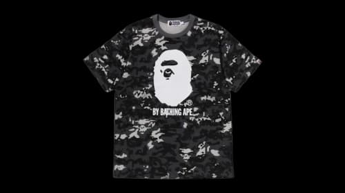 BAPE Multi Pixel Camo By Bathing Ape Tee Black