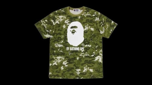 BAPE Multi Pixel Camo By Bathing Ape Tee Green