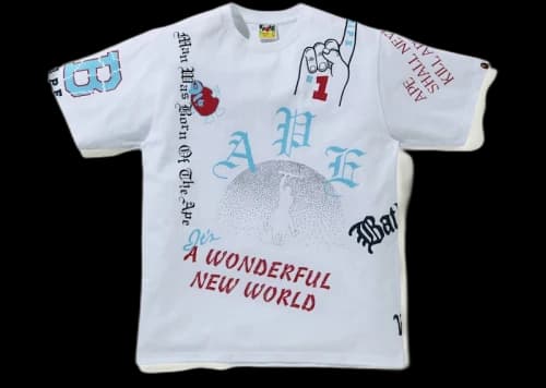 BAPE Multi Print Tee White