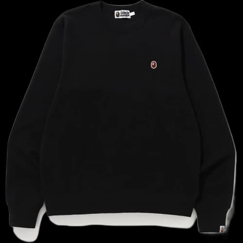 BAPE One Point Crewneck Black