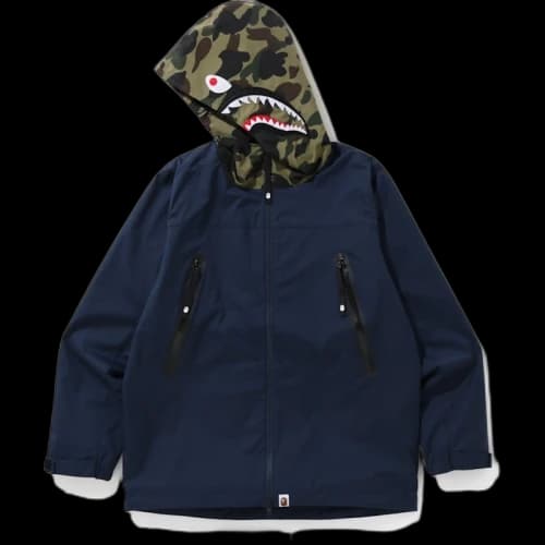 BAPE Shark Hoodie Jacket (FW19) Navy