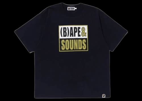 BAPE Sounds Logo Tee Navy